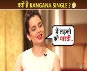 Kangana Ranaut during the promotions of Dhaakad revealed the reason why the actress is still single. Watch the video to know what precisely the actress has to say.&#60;br/&#62;