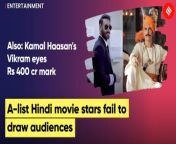 From A-list Hindi movie stars failing to draw audiences to Kamal Haasan&#39;s Vikram eyeing Rs 400 cr mark, here&#39;s all that happened in the world of entertainment.