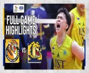 UAAP Game Highlights: UST Golden Spikers score repeat over NU Bulldogs from mathu nu
