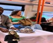 This video went viral because someone gave an interesting surprise on the train&#60;br/&#62;&#60;br/&#62;Look at this man carrying all the necessary equipment and preparing a romantic surprise on the train&#60;br/&#62;&#60;br/&#62;The train passengers were amazed by this man&#39;s behavior and they were all happy