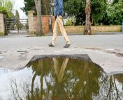 A Tempest is brewing in Shakespeare&#39;s hometown with locals claiming to have the &#39;UK&#39;s oldest pothole&#39;.&#60;br/&#62;&#60;br/&#62;The 24-year-old crater is just yards away from Holy Trinity Church in Stratford-upon-Avon, where the Bard was baptised and later buried.&#60;br/&#62;&#60;br/&#62;The pothole was first spotted in 2000 after an infected tree was felled and the roots dug out.&#60;br/&#62;&#60;br/&#62;Despite repeated appeals to have the hole repaired, it has remained unfilled and is now a whopping 9ft long.&#60;br/&#62;&#60;br/&#62;Locals have branded the hole &#92;