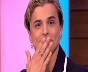 Nikita Kuzmin swore live on Loose Women as he addressed his Strictly Come Dancing future.Source: Loose Women, ITV