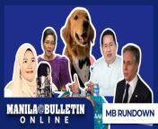 Here are this week&#39;s #MBRundown Top Stories from March 16 - 22, 2024:&#60;br/&#62;&#60;br/&#62;1. Senate issues arrest order vs KOJC leader Apollo Quiboloy&#60;br/&#62;2. Marcos signs law prohibiting ‘no permit, no exam’ policy in schools &#60;br/&#62;3. U.S. Secretary of State Antony Blinken visits PH&#60;br/&#62;4. ‘Ugaling iskwater!’: ‘Teacher’ goes viral after lashing at students on TikTok &#60;br/&#62;5. Furparent solon calls Killua&#39;s cruel killing &#39;straight up murder&#39;&#60;br/&#62;6. Shaira&#39;s viral song &#39;Selos&#39; removed from streaming after complaint by Aussie singer Lenka&#60;br/&#62;