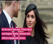 At the end of last year, Prince Harry and Meghan Markle released their official engagement photo