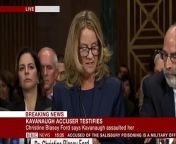 Christine Blasey Ford, the woman who has accused US Supreme Court nominee Brett Kavanaugh of sexually assaulting her in 1982, is testifying before the Senate Judiciary Committee.