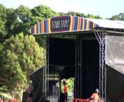 A major event on Sydney&#39;s Mardi Gras calendar has been cancelled, after asbestos was found in mulch at the park where the event was going to be held.