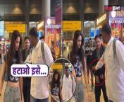 Disha Patani&#39;s Guard Misbehaves with Fans at Mumbai Airport, Actress Reaction goes Viral. Watch video to know more &#60;br/&#62; &#60;br/&#62;#DishaPatani #DishaPataniVideo #DishaPataniTrolled &#60;br/&#62;~HT.99~PR.132~