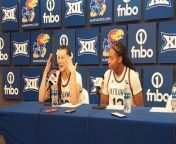 Kansas senior guard Holly Kersgieter and head coach Brandon Schneider discuss the importance of Sunday&#39;s win over the Kansas State Wildcats in Allen Fieldhouse.