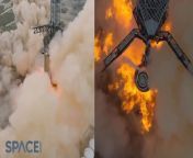 SpaceX planned 33-engine Booster 7 static-fire test. &#60;br/&#62;See drone and ground views in real-time and slow motion here. &#60;br/&#62;&#60;br/&#62;Footage courtesy: SpaceX &#124; edited by Space.com&#39;s Steve Spaleta
