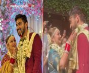 Ishqbaaz Actress Nehalaxmi Iyer and Rudraysh Joshii are Married. The actress&#39; wedding festivities started a few days ago with a joyous sangeet ceremony, which was followed by a close-knit mehndi ceremony. Watch video to know more... &#60;br/&#62; &#60;br/&#62;#SurbhiChandna #NehalaxmiIyer #wedding #NehalaxmiIyerwedding &#60;br/&#62;&#60;br/&#62;~PR.133~ED.140~