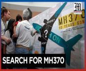 Malaysia considers renewing MH370 search after decade&#60;br/&#62;&#60;br/&#62;Malaysia&#39;s government may restart the search for MH370 in the southern Indian Ocean, where it&#39;s thought to have crashed ten years ago, based on a proposal from a US tech company called Ocean Infinity. They previously searched there in 2018 and are now offering a new ‘no find, no fee’ deal. The Transport Minister plans to assess their new evidence and, if it checks out, seek approval from the Cabinet to sign a new contract with Ocean Infinity for the search.&#60;br/&#62;&#60;br/&#62;Photos by AP&#60;br/&#62;&#60;br/&#62;Subscribe to The Manila Times Channel - https://tmt.ph/YTSubscribe &#60;br/&#62;Visit our website at https://www.manilatimes.net &#60;br/&#62; &#60;br/&#62;Follow us: &#60;br/&#62;Facebook - https://tmt.ph/facebook &#60;br/&#62;Instagram - https://tmt.ph/instagram &#60;br/&#62;Twitter - https://tmt.ph/twitter &#60;br/&#62;DailyMotion - https://tmt.ph/dailymotion &#60;br/&#62; &#60;br/&#62;Subscribe to our Digital Edition - https://tmt.ph/digital &#60;br/&#62; &#60;br/&#62;Check out our Podcasts: &#60;br/&#62;Spotify - https://tmt.ph/spotify &#60;br/&#62;Apple Podcasts - https://tmt.ph/applepodcasts &#60;br/&#62;Amazon Music - https://tmt.ph/amazonmusic &#60;br/&#62;Deezer: https://tmt.ph/deezer &#60;br/&#62;Tune In: https://tmt.ph/tunein&#60;br/&#62; &#60;br/&#62;#TheManilaTimes &#60;br/&#62;#worldnews&#60;br/&#62;#malaysia&#60;br/&#62;#MH370&#60;br/&#62;