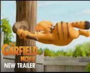 Indoor catOutdoor adventure. Watch the New Trailer for The #GarfieldMovie. Coming exclusively to movie theaters Memorial Day Weekend.&#60;br/&#62;&#60;br/&#62;Garfield (voiced by Chris Pratt), the world-famous, Monday-hating, lasagna-loving indoor cat, is about to have a wild outdoor adventure! After an unexpected reunion with his long-lost father – scruffy street cat Vic (voiced by Samuel L. Jackson) – Garfield and his canine friend Odie are forced from their perfectly pampered life into joining Vic in a hilarious, high-stakes heist.&#60;br/&#62; &#60;br/&#62;Directed by:&#60;br/&#62;Mark Dindal&#60;br/&#62; &#60;br/&#62;Screenplay by: Paul A. Kaplan &amp; Mark Torgove and David Reynolds&#60;br/&#62; &#60;br/&#62;Based on the Garfield® characters created by: Jim Davis