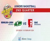Watch the Second Quarter of the matchup between Benilde-LSGH and EAC on Day 1 of the #NCAASeason99 Juniors Basketball tournament. &#60;br/&#62;