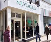Souvlaki Bar in Soth Street Worthing is the latest offering of food venues in Worthing town centre. Video SR staff