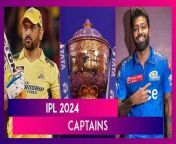 IPL 2024 is not very far away and fans will once again get to witness some intense T20 cricket when all 10 teams clash for the coveted title. Here&#39;s a look at the captains of the teams competing in IPL 2024.&#60;br/&#62;