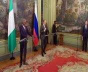 Russian foreign minister meets his Nigerian counterpart in Moscow from russian h