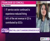 Ramani Dathi, CFO of TeamLease, Discusses Factors Leading to Margin Expansion in Q4 from ramani xxx