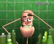 a collection of situations in which the hair can be a problem in the bathtub represented on animation clip&#60;br/&#62;Watch cartoon animation at http://www.aniboom.com - A struggling teen wants to get his hair just right - five 3d animations.