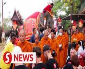 Around 70 elephants in Thailand&#39;s ancient city of Ayutthaya enjoyed a special fruit feast to celebrate National Elephant Day on Wednesday (March 13), accompanied by traditional ceremonies performed by Buddhist monks.&#60;br/&#62;&#60;br/&#62;WATCH MORE: https://thestartv.com/c/news&#60;br/&#62;SUBSCRIBE: https://cutt.ly/TheStar&#60;br/&#62;LIKE: https://fb.com/TheStarOnline
