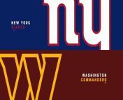 Watch latest nfl football highlights 2023 today match of New York Giants vs. Washington Commanders . Enjoy best moments of nfl highlights 2023 week 11.