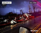Deadly tornadoes and damaging hail left a trail of destruction from Texas to Ohio on March 14.