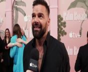 At the Palm Royale Los Angeles premiere, actor Ricky Martin talks about his character “Robert.” Check it out.