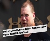 Detroit Lions offensive lineman Kevin Zeitler will play right guard with new team.