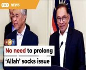 The prime minister says it is time to move on, while the deputy prime minister advises the public against going overboard in their reaction.&#60;br/&#62;&#60;br/&#62;Read More: &#60;br/&#62;https://www.freemalaysiatoday.com/category/nation/2024/03/20/no-need-to-prolong-allah-socks-issue-say-anwar-zahid/&#60;br/&#62;&#60;br/&#62;Laporan Lanjut: https://www.freemalaysiatoday.com/category/bahasa/tempatan/2024/03/20/tak-perlu-panjangkan-isu-stoking-kalimah-allah-kata-anwar-zahid/&#60;br/&#62;&#60;br/&#62;Free Malaysia Today is an independent, bi-lingual news portal with a focus on Malaysian current affairs.&#60;br/&#62;&#60;br/&#62;Subscribe to our channel - http://bit.ly/2Qo08ry&#60;br/&#62;------------------------------------------------------------------------------------------------------------------------------------------------------&#60;br/&#62;Check us out at https://www.freemalaysiatoday.com&#60;br/&#62;Follow FMT on Facebook: https://bit.ly/49JJoo5&#60;br/&#62;Follow FMT on Dailymotion: https://bit.ly/2WGITHM&#60;br/&#62;Follow FMT on X: https://bit.ly/48zARSW &#60;br/&#62;Follow FMT on Instagram: https://bit.ly/48Cq76h&#60;br/&#62;Follow FMT on TikTok : https://bit.ly/3uKuQFp&#60;br/&#62;Follow FMT Berita on TikTok: https://bit.ly/48vpnQG &#60;br/&#62;Follow FMT Telegram - https://bit.ly/42VyzMX&#60;br/&#62;Follow FMT LinkedIn - https://bit.ly/42YytEb&#60;br/&#62;Follow FMT Lifestyle on Instagram: https://bit.ly/42WrsUj&#60;br/&#62;Follow FMT on WhatsApp: https://bit.ly/49GMbxW &#60;br/&#62;------------------------------------------------------------------------------------------------------------------------------------------------------&#60;br/&#62;Download FMT News App:&#60;br/&#62;Google Play – http://bit.ly/2YSuV46&#60;br/&#62;App Store – https://apple.co/2HNH7gZ&#60;br/&#62;Huawei AppGallery - https://bit.ly/2D2OpNP&#60;br/&#62;&#60;br/&#62;#FMTNews #AnwarIbrahim #ZahidHamidi #AllahSocks