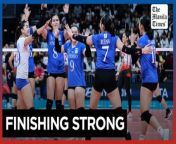 Ateneo gets back at UE, snaps 2-game skid&#60;br/&#62;&#60;br/&#62;Despite being out of the Final Four contention, Ateneo Blue Eagles head coach Sergio Veloso stressed the importance for his team to finish strong in the UAAP Season 86 women&#39;s volleyball tournament.&#60;br/&#62;&#60;br/&#62;Ateneo won the first of its last three games in the season after defeating its first-round tormentors UE Lady Warriors, 25-17, 23-25, 25-23, 25-16, at the Mall of Asia Arena on Sunday, April 14.&#60;br/&#62;&#60;br/&#62;The Blue Eagles rose to the league&#39;s fifth-best record of 4-8, while the seventh seed Lady Warriors dropped to 2-9.&#60;br/&#62;&#60;br/&#62;Video by Niel Victor Masoy&#60;br/&#62;&#60;br/&#62;Subscribe to The Manila Times Channel - https://tmt.ph/YTSubscribe&#60;br/&#62; &#60;br/&#62;Visit our website at https://www.manilatimes.net&#60;br/&#62; &#60;br/&#62; &#60;br/&#62;Follow us: &#60;br/&#62;Facebook - https://tmt.ph/facebook&#60;br/&#62; &#60;br/&#62;Instagram - https://tmt.ph/instagram&#60;br/&#62; &#60;br/&#62;Twitter - https://tmt.ph/twitter&#60;br/&#62; &#60;br/&#62;DailyMotion - https://tmt.ph/dailymotion&#60;br/&#62; &#60;br/&#62; &#60;br/&#62;Subscribe to our Digital Edition - https://tmt.ph/digital&#60;br/&#62; &#60;br/&#62; &#60;br/&#62;Check out our Podcasts: &#60;br/&#62;Spotify - https://tmt.ph/spotify&#60;br/&#62; &#60;br/&#62;Apple Podcasts - https://tmt.ph/applepodcasts&#60;br/&#62; &#60;br/&#62;Amazon Music - https://tmt.ph/amazonmusic&#60;br/&#62; &#60;br/&#62;Deezer: https://tmt.ph/deezer&#60;br/&#62;&#60;br/&#62;Tune In: https://tmt.ph/tunein&#60;br/&#62;&#60;br/&#62;#themanilatimes &#60;br/&#62;#philippines&#60;br/&#62;#volleyball &#60;br/&#62;#sports&#60;br/&#62;