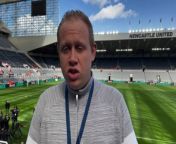 Joe Buck reacts to Newcastle United&#39;s 4-0 win over Tottenham Hotspur at St James&#39; Park. A brace from Alexander Isak and goals from Anthony Gordon and Fabian Schar secured a memorable three points for Eddie Howe&#39;s side.