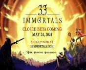 33 Immortals - Gameplay Trailer (ESRB) from viví gameplays onlyfans