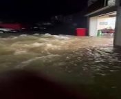 Andrew Sleeman shared this video of the unprecedented levels of flooding in Littlehampton&#39;s Rope Walk/Ferry Road