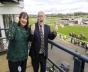 A husband and wife who scooped £2.7m on the National Lottery have fulfilled their lifelong dream of visiting every racecourse in the UK.