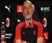 AC Milan v Lecce, Serie A 2023\ 24: the pre-match press conference from anaconda ac