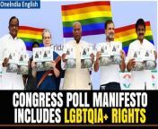 Explore the key highlights of the Congress party&#39;s Lok Sabha election manifesto, including provisions for caste census, employment opportunities for youth, and women empowerment. Learn about the groundbreaking inclusion of a law on civil unions for Queer couples, marking a significant step towards LGBTQ+ rights in India. &#60;br/&#62; &#60;br/&#62;#CongressPollManifesto #CongressManifesto #CongressManifesto2024 #LGBTQIARights #LGBTRightsIndia #LokSabhaElections2024 #LGBTRightsCongressManifesto #Oneindia&#60;br/&#62;~PR.274~ED.194~GR.123~