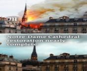 The Paris cathedral should be able to reopen to the public in December 2024 as planned, but the surrounding area will be under construction until 2028.