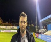 Farnham Town manager Paul Johnson post-AFC Croydon Athletic from louisa johnson sex video show