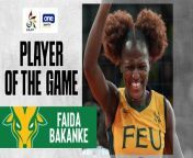 UAAP Player of the Game Highlights: Faida Bakanke pushes FEU to Final Four from chloe xxx push
