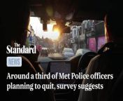 Around A Third Of Met Police Officers Planning To Quit, Survey Suggests