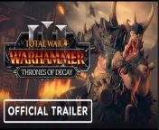 Watch the latest Total War: Warhammer 3 trailer for the reveal of the Total War: Warhammer 3 Thrones of Decay DLC, coming soon. Arm up for some fresh new Empire, Dwarfs and Nurgle content, a free legendary hero, and much more with the Thrones of Decay DLC.