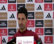 Arsenal boss Mikel Arteta gave his reaction to the scrapping of FA Cup replays and said the calendar needs to be looked at with too much demand on players&#60;br/&#62;London Colney, London, UK
