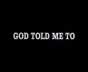 God Told Me To (1976) Full horror movie. Tony Lo Bianco, Deborah Raffin, Sandy Dennis, Larry Cohen from porno loly