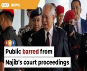 Lawyer Shafee Abdullah made the request of Justice Amarjeet Singh at the start of Najib Razak’s bid to commence the legal challenge.&#60;br/&#62;&#60;br/&#62;&#60;br/&#62;&#60;br/&#62;Read More: &#60;br/&#62;https://www.freemalaysiatoday.com/category/nation/2024/04/17/public-barred-from-proceedings-in-najibs-challenge-on-supplementary-order/ &#60;br/&#62;&#60;br/&#62;Laporan Lanjut: &#60;br/&#62;https://www.freemalaysiatoday.com/category/bahasa/tempatan/2024/04/17/prosiding-najib-berkait-dekri-tambahan-agong-diadakan-secara-tertutup/&#60;br/&#62;&#60;br/&#62;Free Malaysia Today is an independent, bi-lingual news portal with a focus on Malaysian current affairs.&#60;br/&#62;&#60;br/&#62;Subscribe to our channel - http://bit.ly/2Qo08ry&#60;br/&#62;------------------------------------------------------------------------------------------------------------------------------------------------------&#60;br/&#62;Check us out at https://www.freemalaysiatoday.com&#60;br/&#62;Follow FMT on Facebook: https://bit.ly/49JJoo5&#60;br/&#62;Follow FMT on Dailymotion: https://bit.ly/2WGITHM&#60;br/&#62;Follow FMT on X: https://bit.ly/48zARSW &#60;br/&#62;Follow FMT on Instagram: https://bit.ly/48Cq76h&#60;br/&#62;Follow FMT on TikTok : https://bit.ly/3uKuQFp&#60;br/&#62;Follow FMT Berita on TikTok: https://bit.ly/48vpnQG &#60;br/&#62;Follow FMT Telegram - https://bit.ly/42VyzMX&#60;br/&#62;Follow FMT LinkedIn - https://bit.ly/42YytEb&#60;br/&#62;Follow FMT Lifestyle on Instagram: https://bit.ly/42WrsUj&#60;br/&#62;Follow FMT on WhatsApp: https://bit.ly/49GMbxW &#60;br/&#62;------------------------------------------------------------------------------------------------------------------------------------------------------&#60;br/&#62;Download FMT News App:&#60;br/&#62;Google Play – http://bit.ly/2YSuV46&#60;br/&#62;App Store – https://apple.co/2HNH7gZ&#60;br/&#62;Huawei AppGallery - https://bit.ly/2D2OpNP&#60;br/&#62;&#60;br/&#62;#FMTNews #NajibRazak #Proceedings #Barred