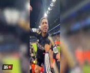 “Asi gana Madrid!” -Bellingham chants and celebrates win with fans from ki shanti xxx gana