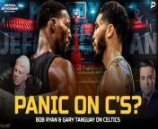 Bob Ryan and Gary Tanguay discuss the Celtics&#39; struggles in Game 2 and how they can redeem themselves in Game 3. Their conversation then turns to the other playoff series, including Knicks-Sixers, Lakers-Nuggets, and Bucks-Pacers.&#60;br/&#62;&#60;br/&#62;0:00-9:52: Celtics vs. Heat&#60;br/&#62;&#60;br/&#62;9:52-10:50: PrizePicks&#60;br/&#62;&#60;br/&#62;10:50-16:29: Knicks vs. 76ers&#60;br/&#62;&#60;br/&#62;16:29-18:17: LinkedIn&#60;br/&#62;&#60;br/&#62;18:17-22:56: LeBron Getting Swept?&#60;br/&#62;&#60;br/&#62;22:56-26:45: Doc Rivers to Blame for Bucks Struggles?&#60;br/&#62;&#60;br/&#62;Elevate your style game on and off the course with the PXG Spring Summer 2024 collection. Head over to https://PXG.com/GARDEN and save 10% on all apparel.&#60;br/&#62;&#60;br/&#62;Get in on the excitement with PrizePicks, America’s No. 1 Fantasy Sports App, where you can turn your hoops knowledge into serious cash. Download the app today and use code CLNS for a first deposit match up to &#36;100! Pick more. Pick less. It’s that Easy! Go to https://PrizePicks.com/CLNS