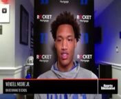 Duke&#39;s Wendell Moore Jr. is only a sophomore, but with seven newcomers on the team, he&#39;s one of the seasoned veterans. Moore talks about the six freshmen and one grad transfer.