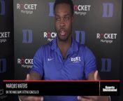 Duke defensive back Marquis Waters discusses the Blue Devils&#39; trip to Georgia Tech this week and having last week&#39;s game cancelled.