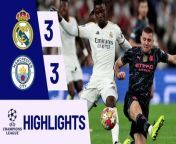 Real Madrid Vs. Manchester City | Highlights | UEFA Champions League 2023-24 Quarter-Finals Leg 1 from samanali fonseka leg