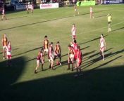 Watch Ballarat Swans player Rhett Montgomerie kick the final goal in the team&#39;s 2024 round 2 win over Redan. *This video has no sound. Vision by Red Onion Creative