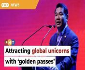 Economy minister Rafizi Ramli says attracting global unicorns will help develop a pipeline of tech leaders.&#60;br/&#62;&#60;br/&#62;Read More: https://www.freemalaysiatoday.com/category/highlight/2024/04/22/govt-in-push-to-attract-foreign-talent-entrepreneurs/ &#60;br/&#62;&#60;br/&#62;Laporan Lanjut: https://www.freemalaysiatoday.com/category/bahasa/tempatan/2024/04/22/malaysia-sasar-tarik-unicorn-global-dengan-pakej-insentif/&#60;br/&#62;&#60;br/&#62;Free Malaysia Today is an independent, bi-lingual news portal with a focus on Malaysian current affairs.&#60;br/&#62;&#60;br/&#62;Subscribe to our channel - http://bit.ly/2Qo08ry&#60;br/&#62;------------------------------------------------------------------------------------------------------------------------------------------------------&#60;br/&#62;Check us out at https://www.freemalaysiatoday.com&#60;br/&#62;Follow FMT on Facebook: https://bit.ly/49JJoo5&#60;br/&#62;Follow FMT on Dailymotion: https://bit.ly/2WGITHM&#60;br/&#62;Follow FMT on X: https://bit.ly/48zARSW &#60;br/&#62;Follow FMT on Instagram: https://bit.ly/48Cq76h&#60;br/&#62;Follow FMT on TikTok : https://bit.ly/3uKuQFp&#60;br/&#62;Follow FMT Berita on TikTok: https://bit.ly/48vpnQG &#60;br/&#62;Follow FMT Telegram - https://bit.ly/42VyzMX&#60;br/&#62;Follow FMT LinkedIn - https://bit.ly/42YytEb&#60;br/&#62;Follow FMT Lifestyle on Instagram: https://bit.ly/42WrsUj&#60;br/&#62;Follow FMT on WhatsApp: https://bit.ly/49GMbxW &#60;br/&#62;------------------------------------------------------------------------------------------------------------------------------------------------------&#60;br/&#62;Download FMT News App:&#60;br/&#62;Google Play – http://bit.ly/2YSuV46&#60;br/&#62;App Store – https://apple.co/2HNH7gZ&#60;br/&#62;Huawei AppGallery - https://bit.ly/2D2OpNP&#60;br/&#62;&#60;br/&#62;#FMTNews #RafiziRamli #UnicornGoldenPass
